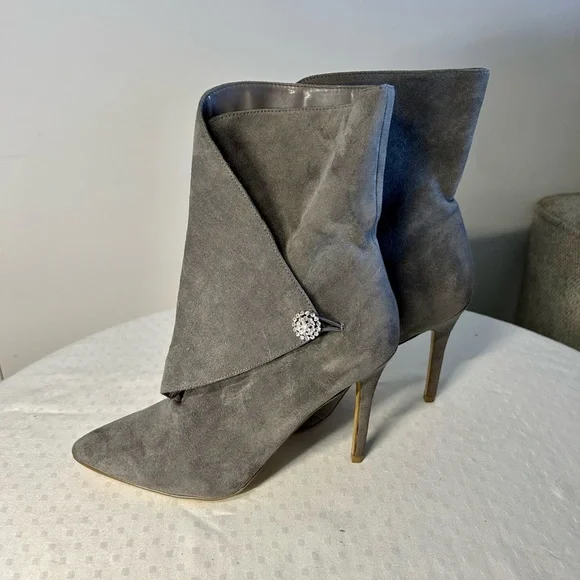 CHARLES BY CHARLES DAVID PISTOL MIRCROSUEDE WRAP-AROUND BOOT 8.5 NWOT - Picture 8 of 8